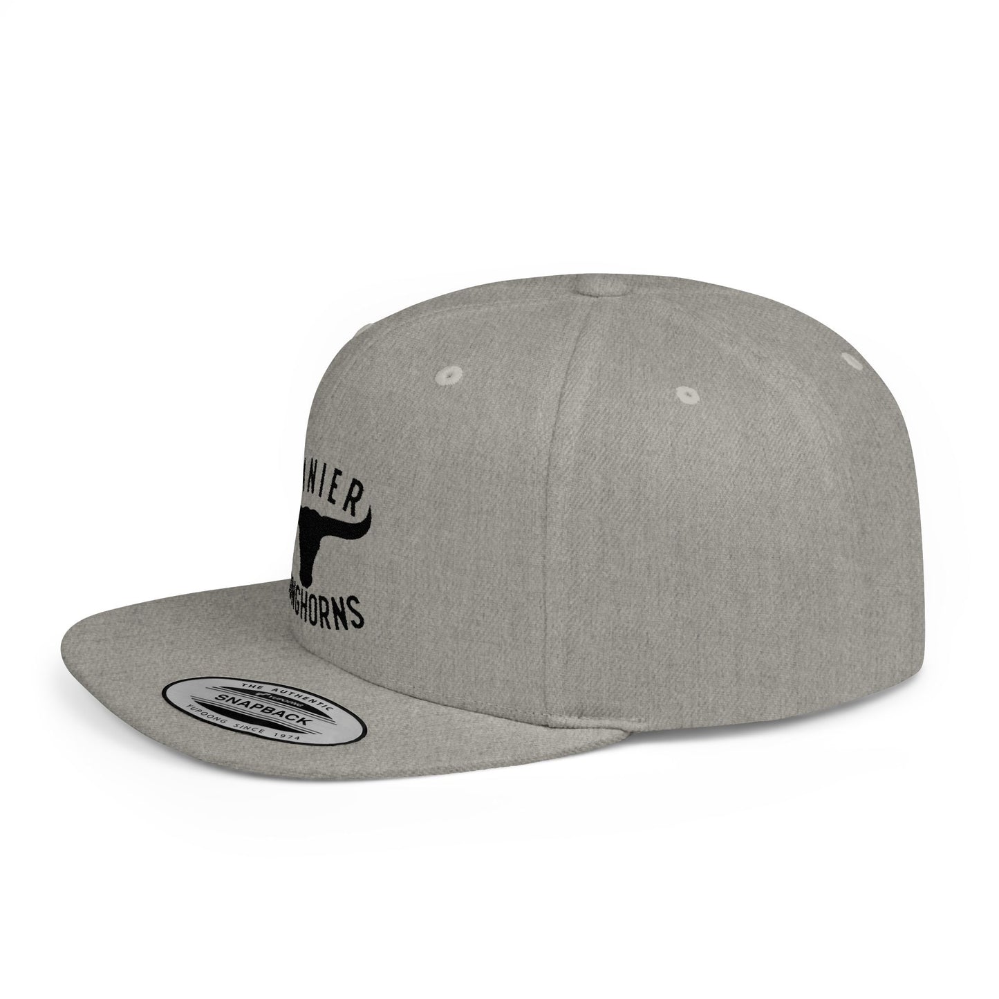 Flat Bill Snapback Cap Lanier Longhorns