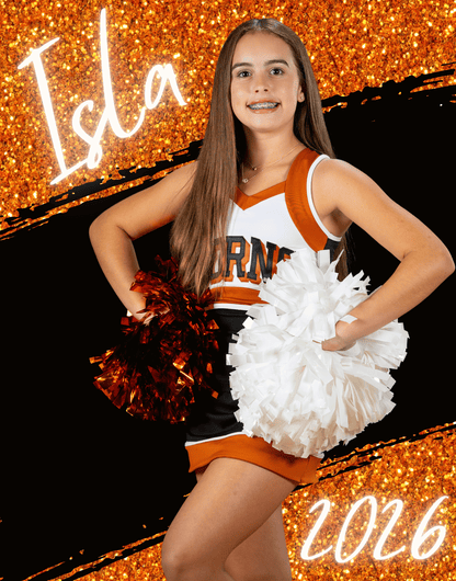 Personalized Glitter Poster