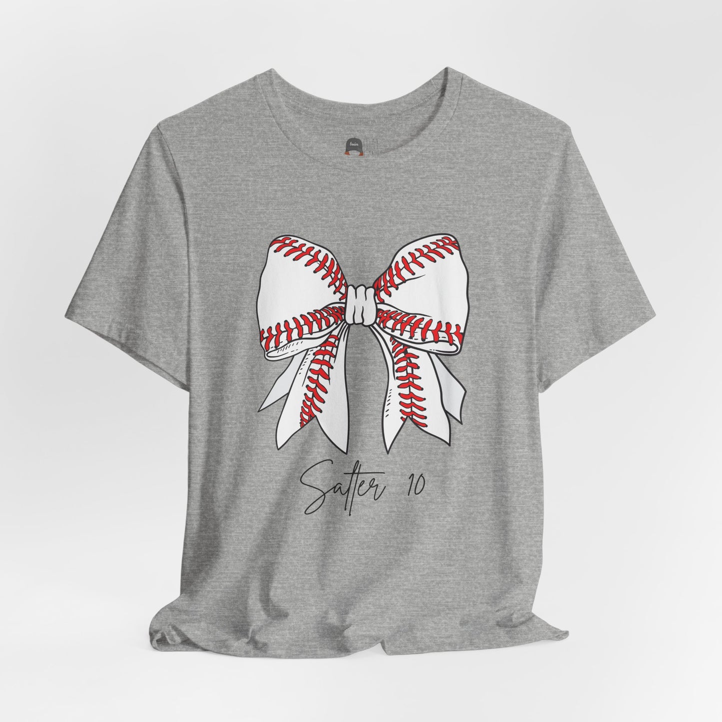 Baseball Bow Tee (Personalized)