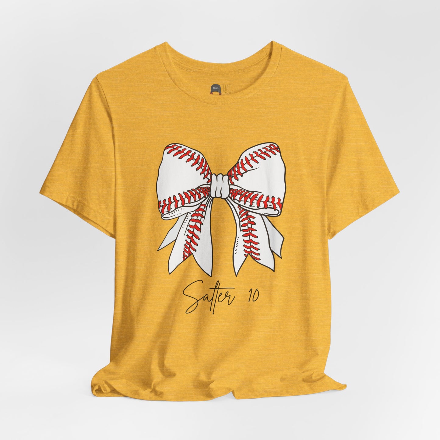Baseball Bow Tee (Personalized)