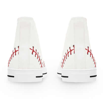 Personalized Baseball Number Women's High Top Sneakers
