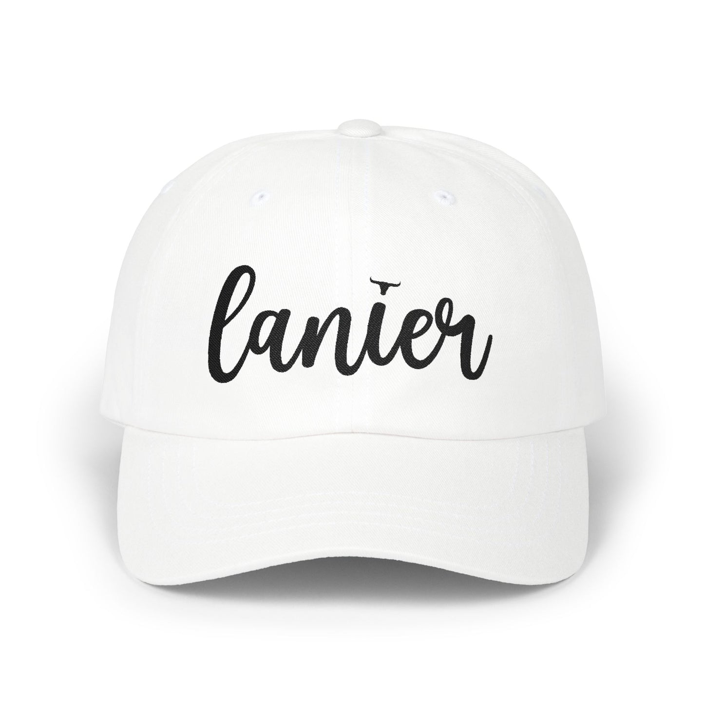 Lanier Longhorn Dad Cap - Black