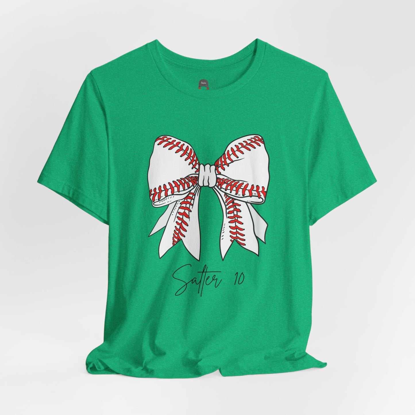 Baseball Bow Tee (Personalized)