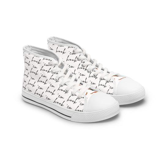 The Ultimate Fan High Top Sneaker - Hook 'Em Style