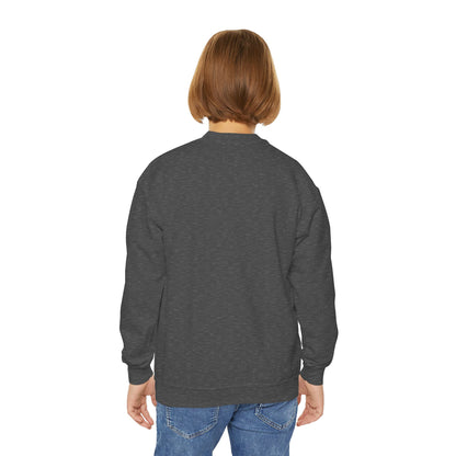Hook 'Em Horns Embroidered Youth Crewneck