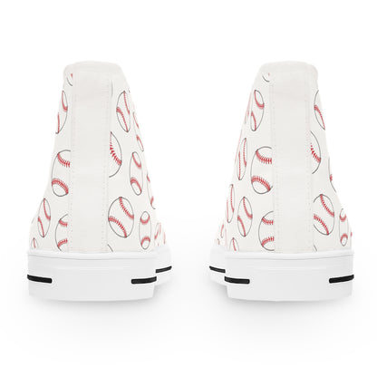 Baseball Fan Women's High Top Sneakers