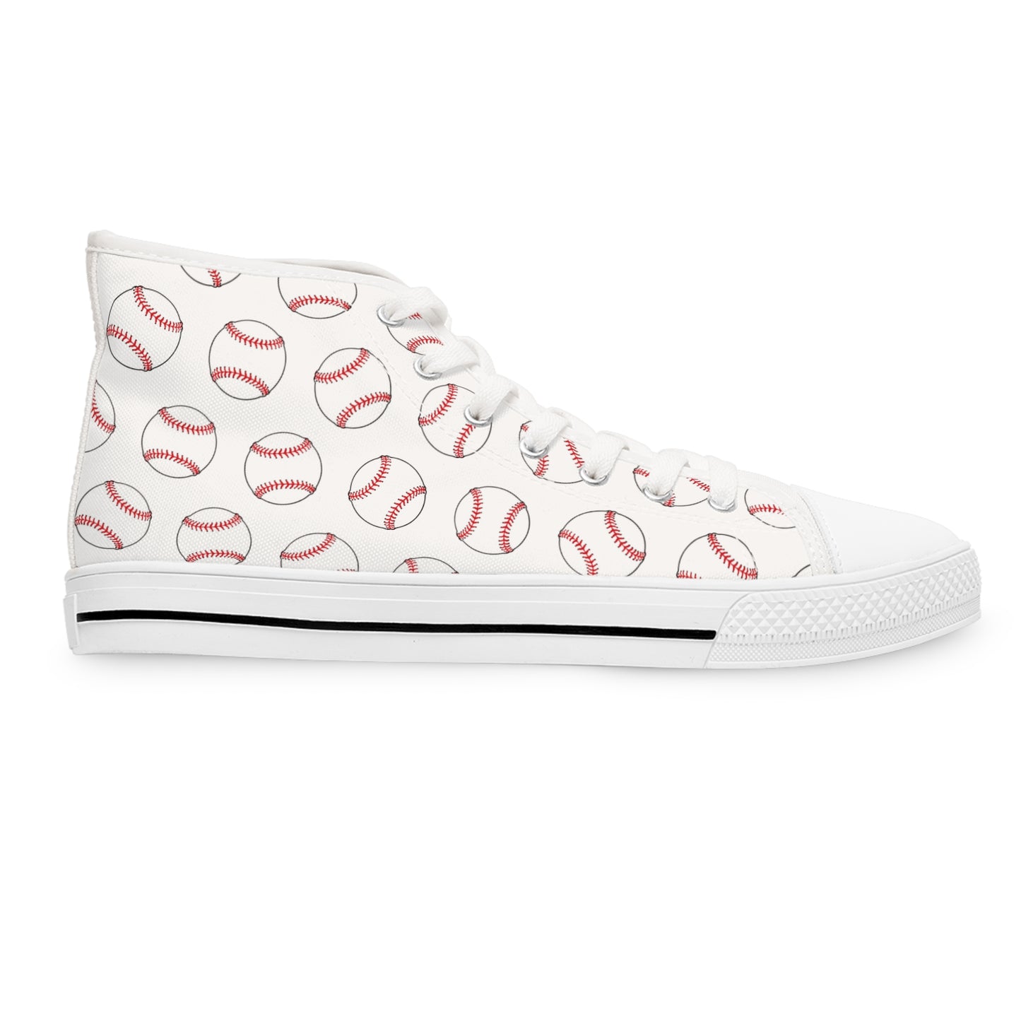 Baseball Fan Women's High Top Sneakers