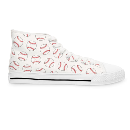 Baseball Fan Women's High Top Sneakers