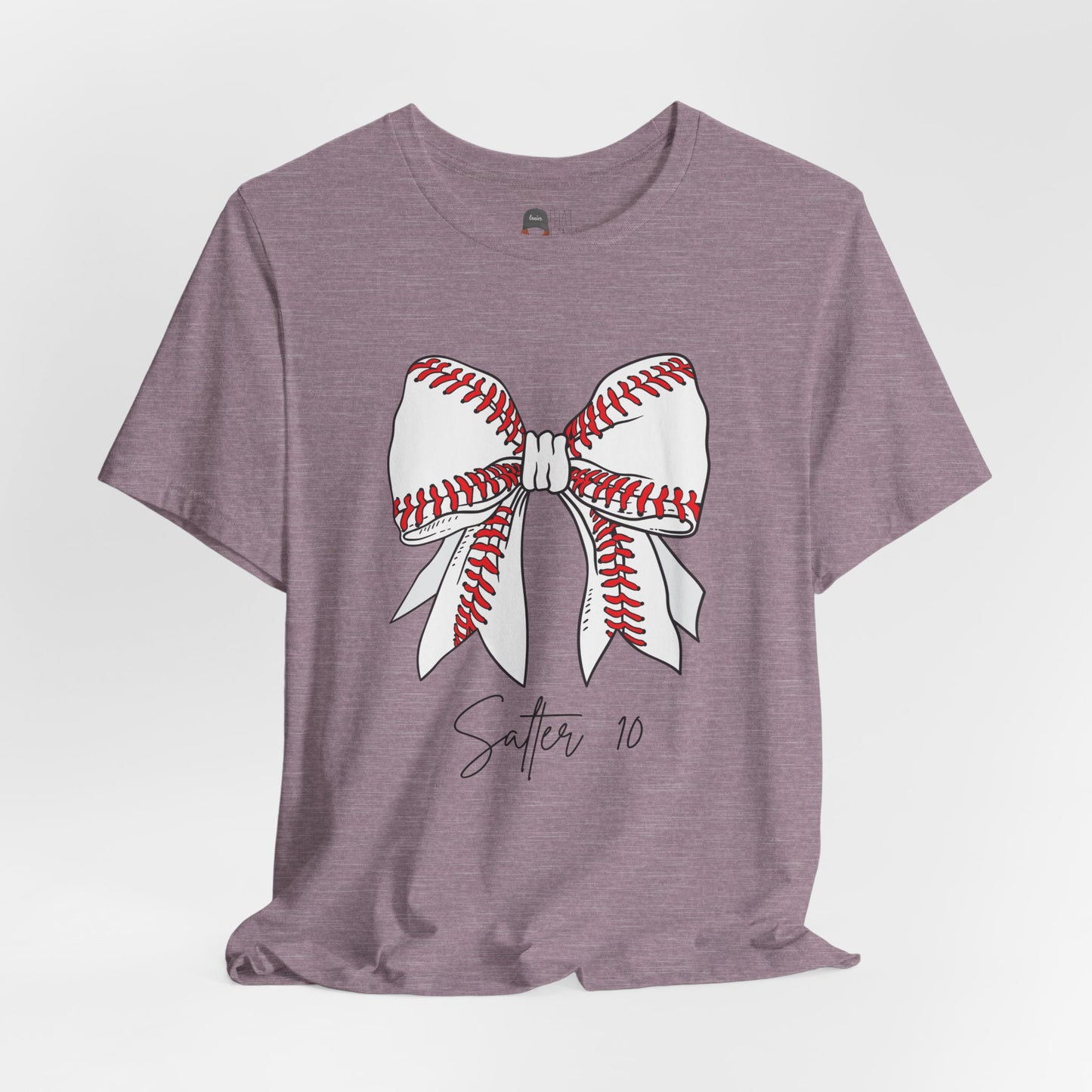Baseball Bow Tee (Personalized)
