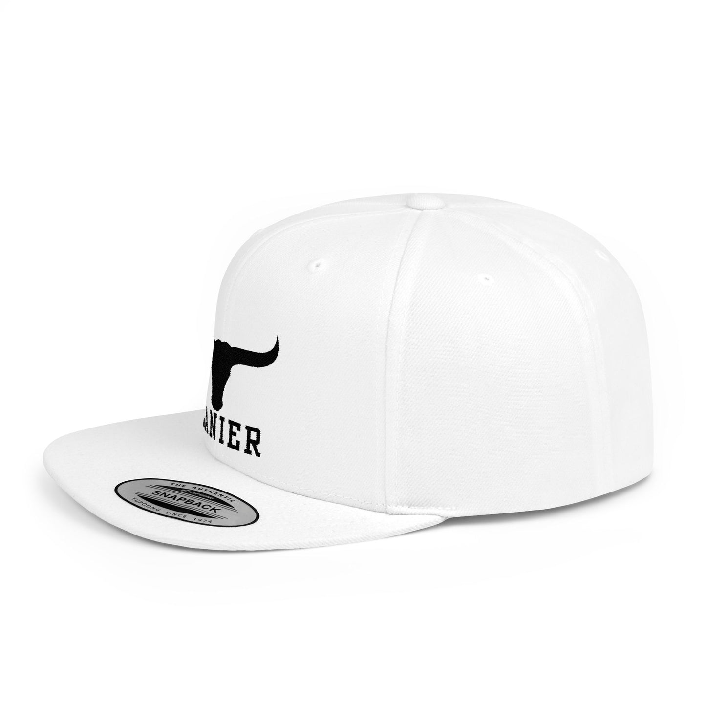 Flat Bill Snapback Cap Lanier w Logo