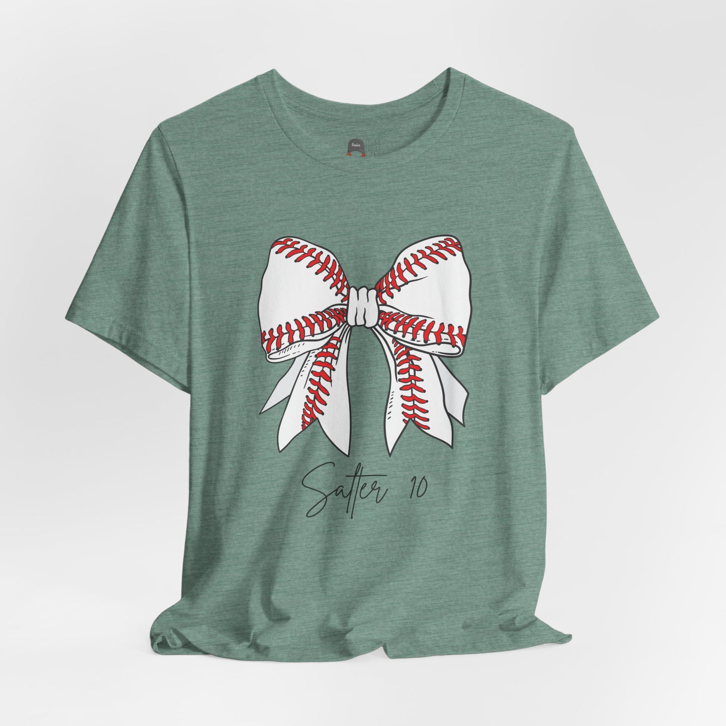 Baseball Bow Tee (Personalized)