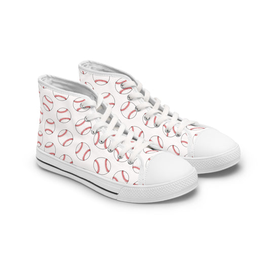 Baseball Fan Women's High Top Sneakers
