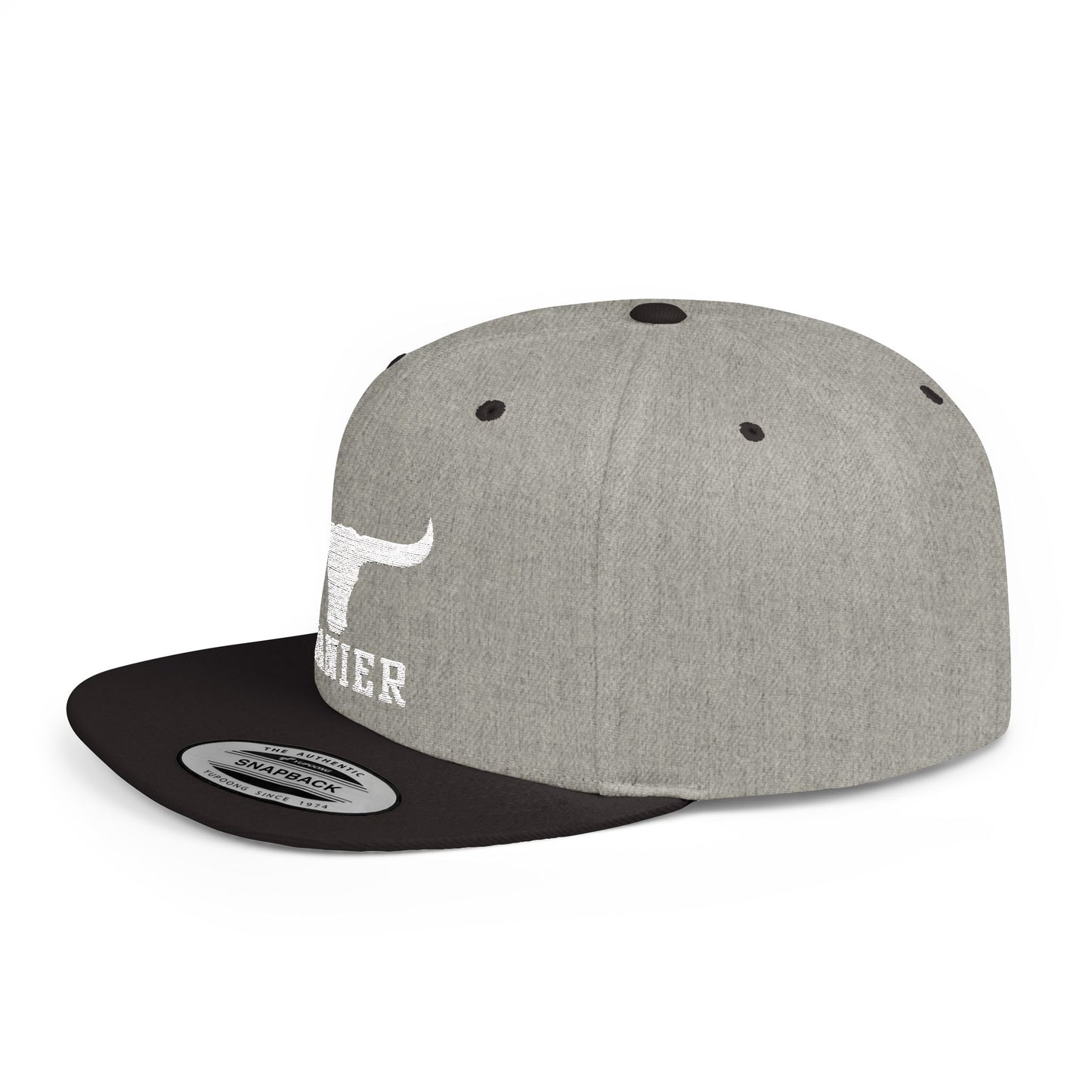 Flat Bill Snapback Cap Lanier w Logo