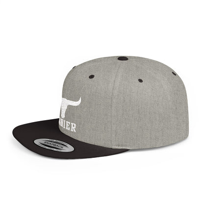 Flat Bill Snapback Cap Lanier w Logo