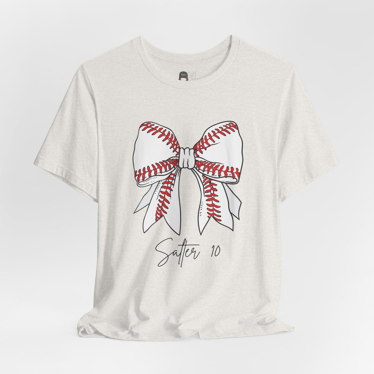 Baseball Bow Tee (Personalized)