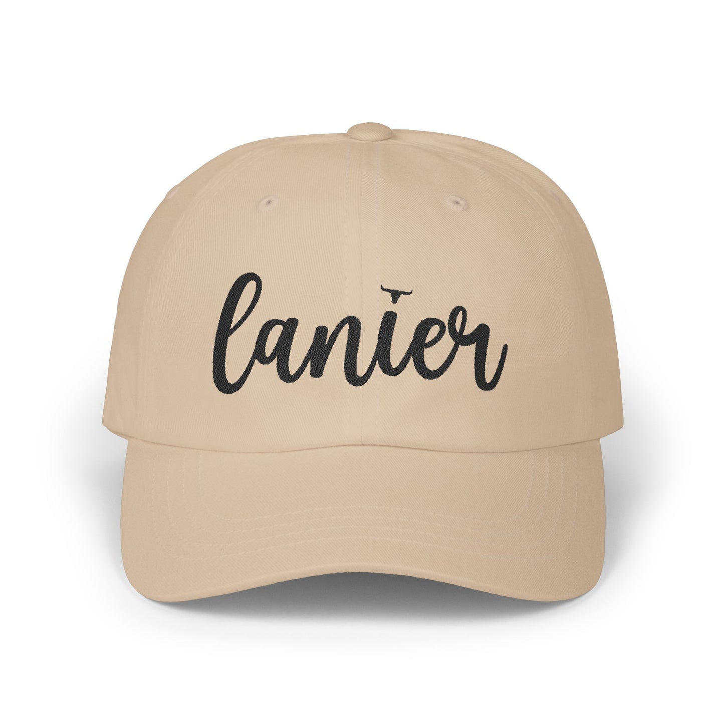 Lanier Longhorn Dad Cap - Black