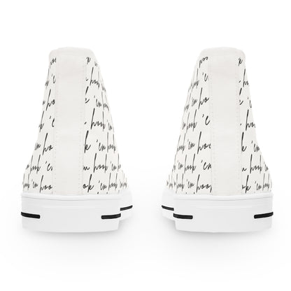 The Ultimate Fan High Top Sneaker - Hook 'Em Style
