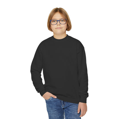 Hook 'Em Horns Embroidered Youth Crewneck