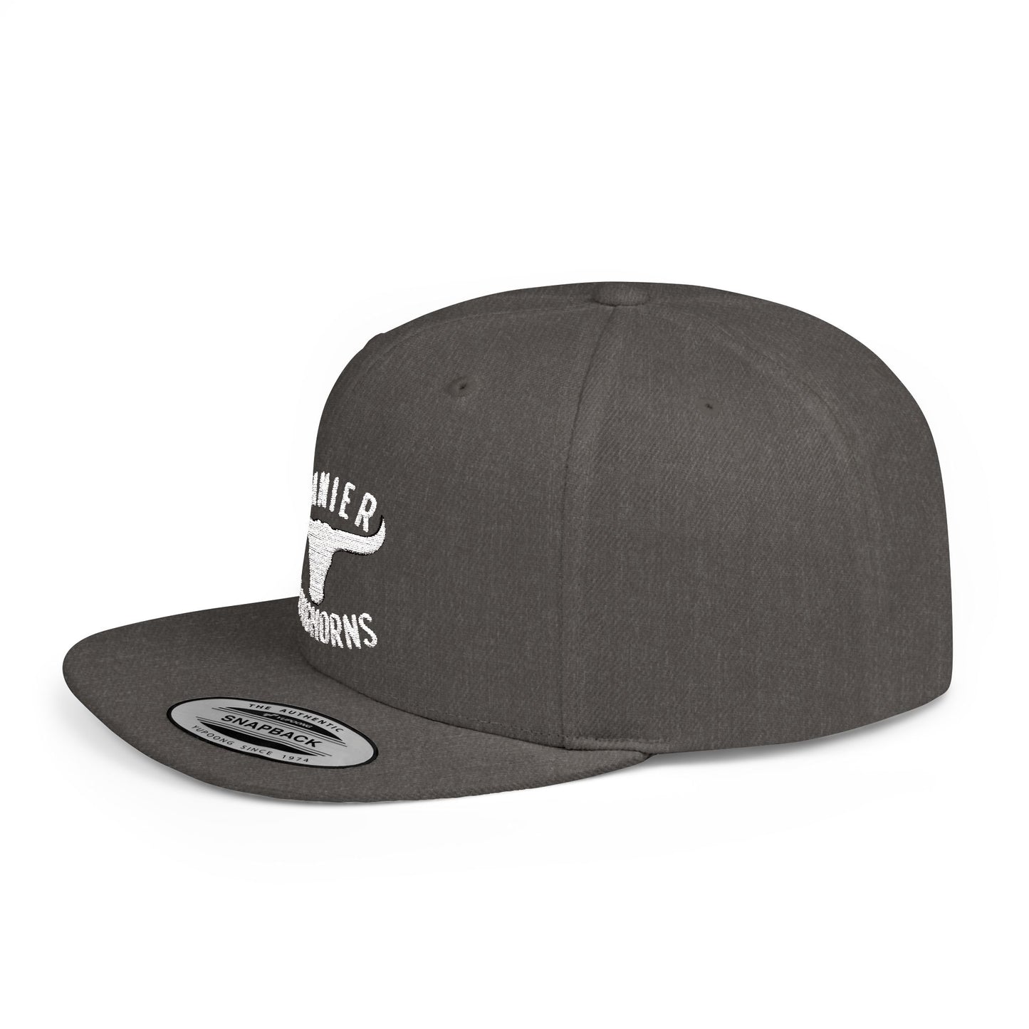 Flat Bill Snapback Cap Lanier Longhorns