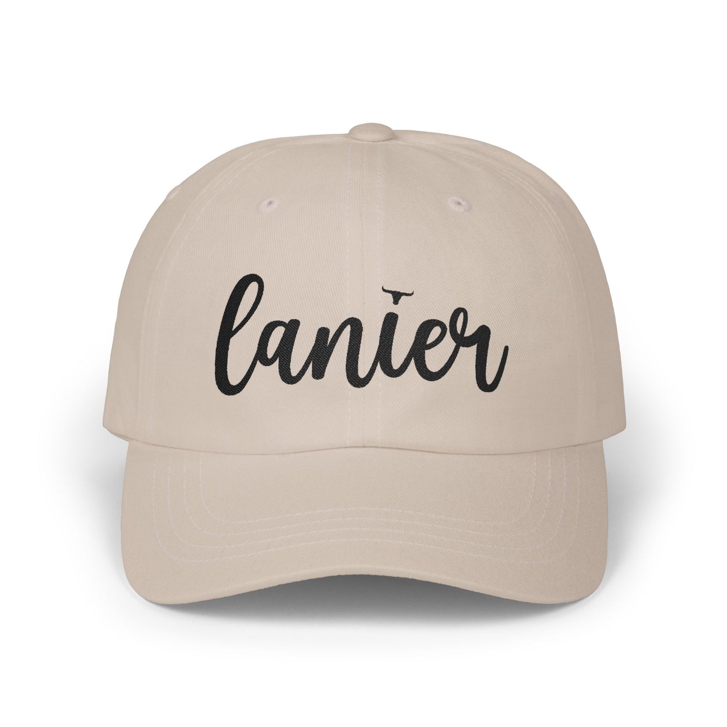 Lanier Longhorn Dad Cap - Black