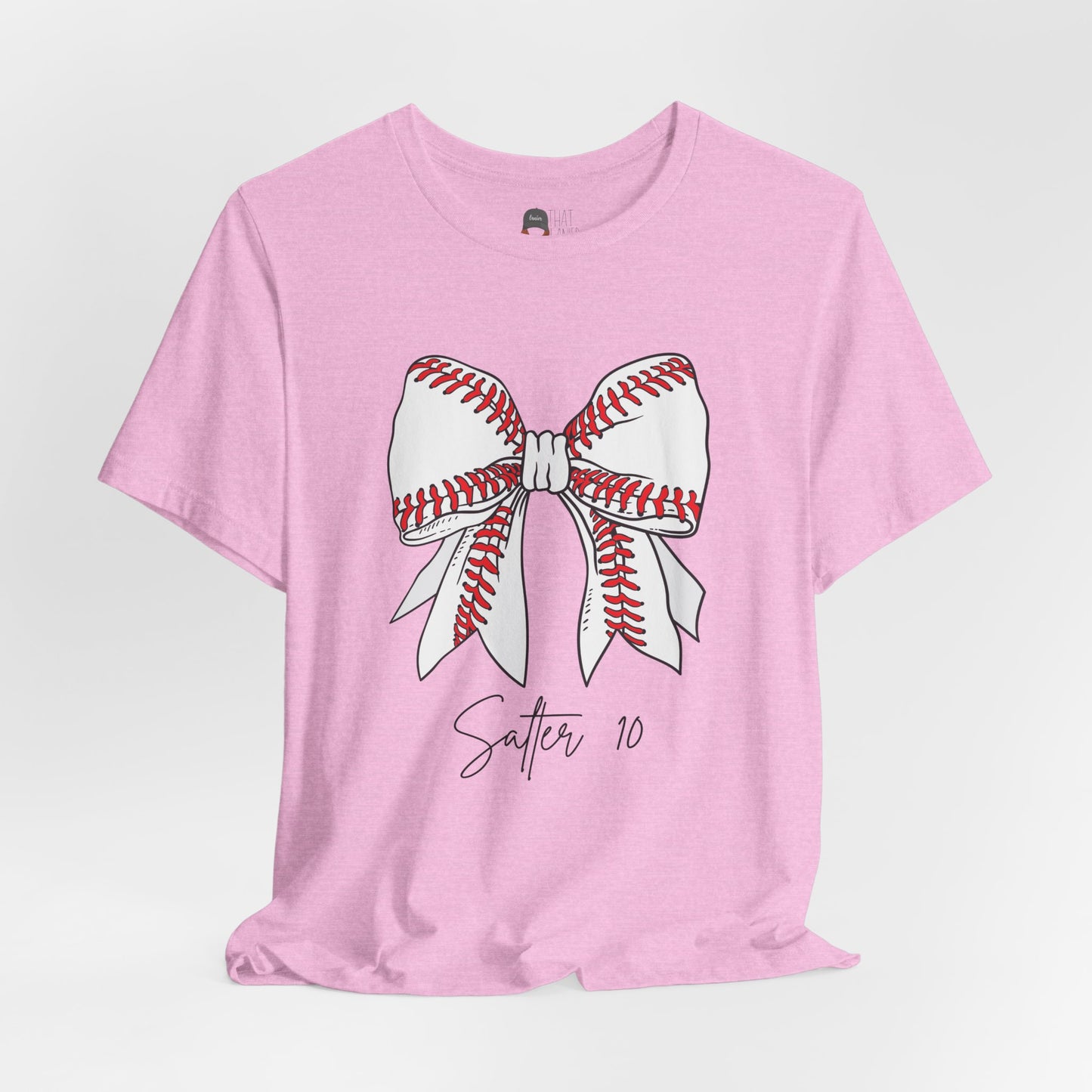 Baseball Bow Tee (Personalized)