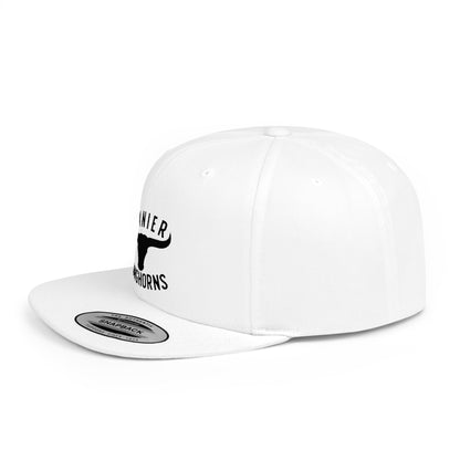 Flat Bill Snapback Cap Lanier Longhorns