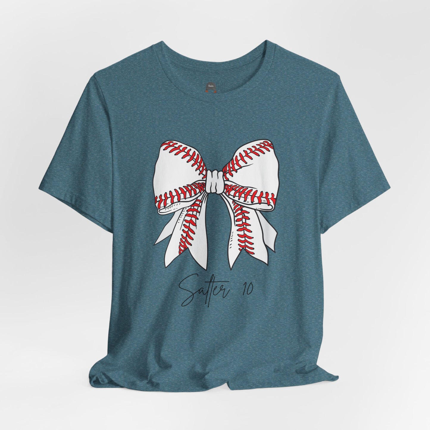 Baseball Bow Tee (Personalized)
