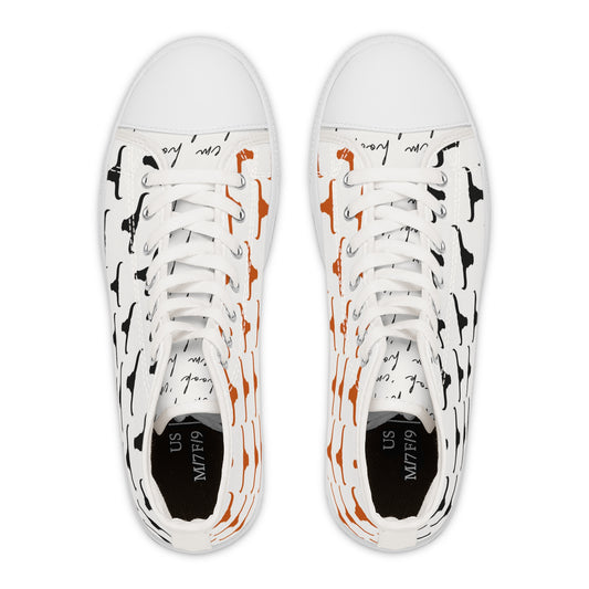 The Ultimate Fan High Top Sneaker - Horn Style