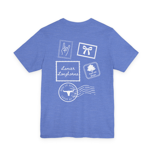 Heather Columbia Blue | back